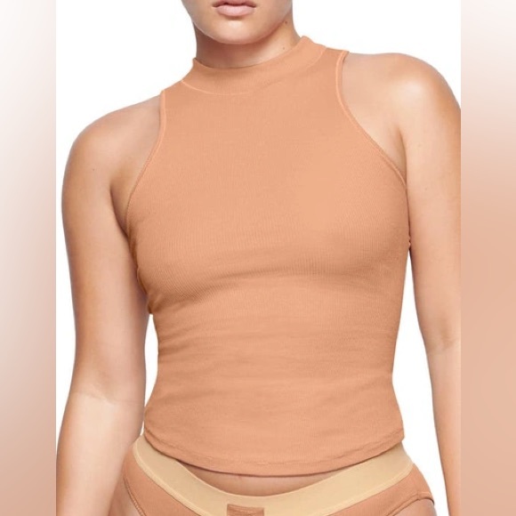 Skims Mock Neck Ribbed Tank - Picture 6 of 6